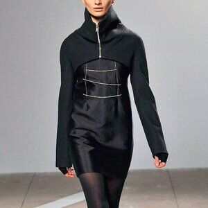 Shipley & Halmos AW/09 Runway Cropped Grey Wool Bolero